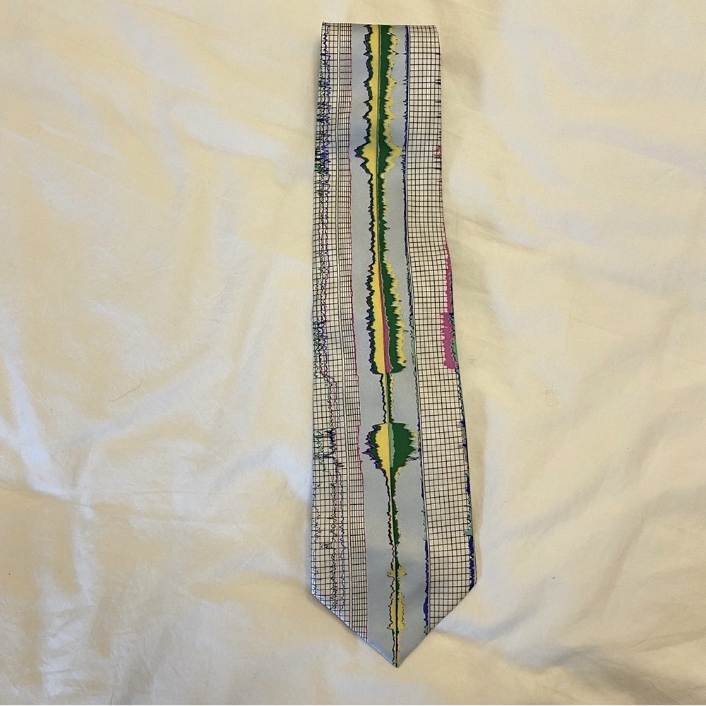 Burton Gray and Green Tie Elegant Accessory